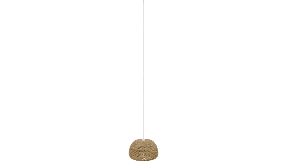 Stylish Woven Pendant Light 3D Model - Professional 3D Model Render 2