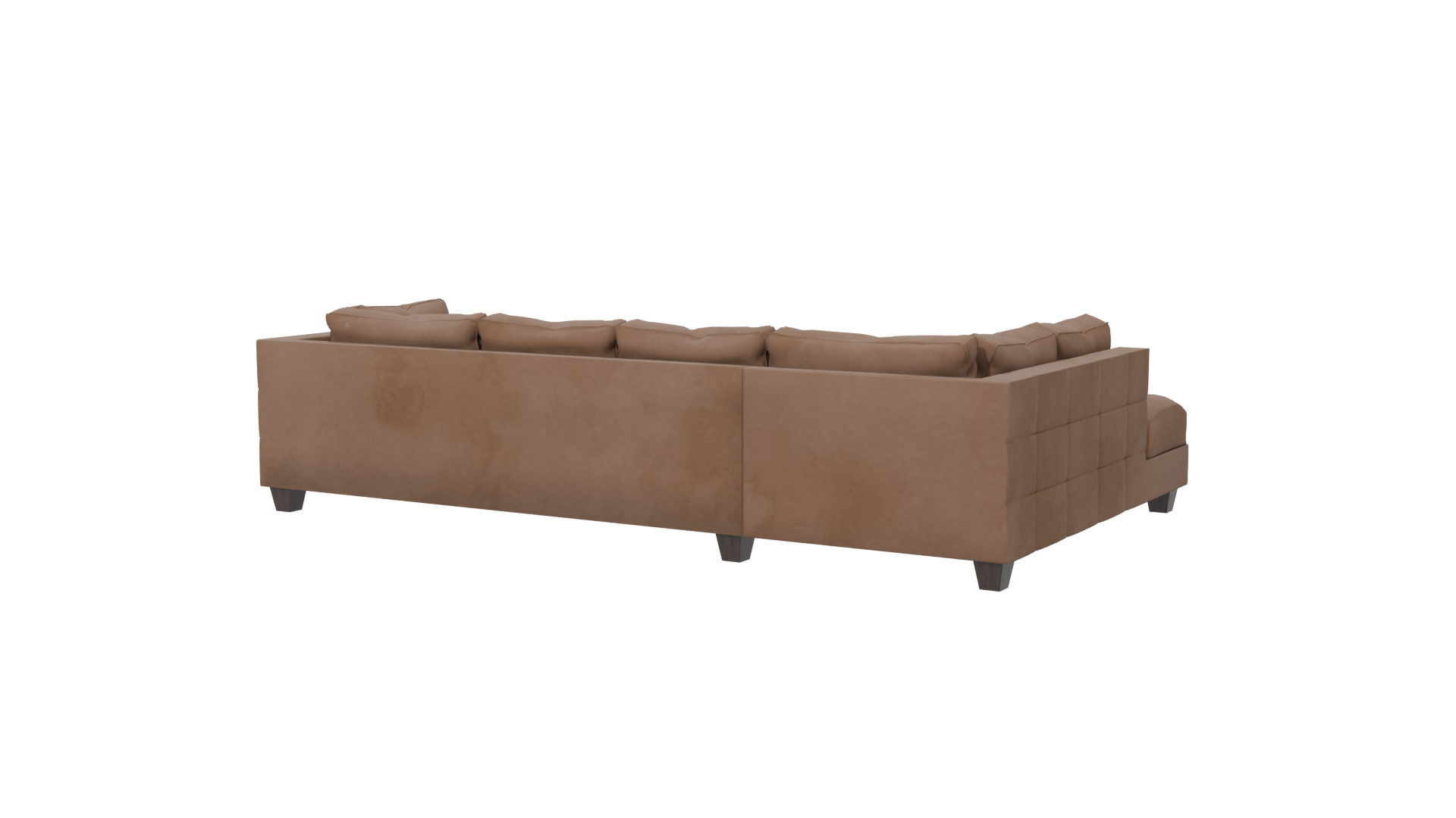 Stylish L-Shaped Sofa Model - Professional 3D Model Render 6