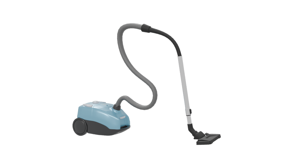 Compact Portable Vacuum Cleaner 3D Model - Professional 3D Model Render 6