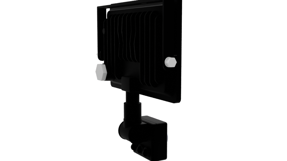 Motion Sensor LED Floodlight Model - Professional 3D Model Render 7