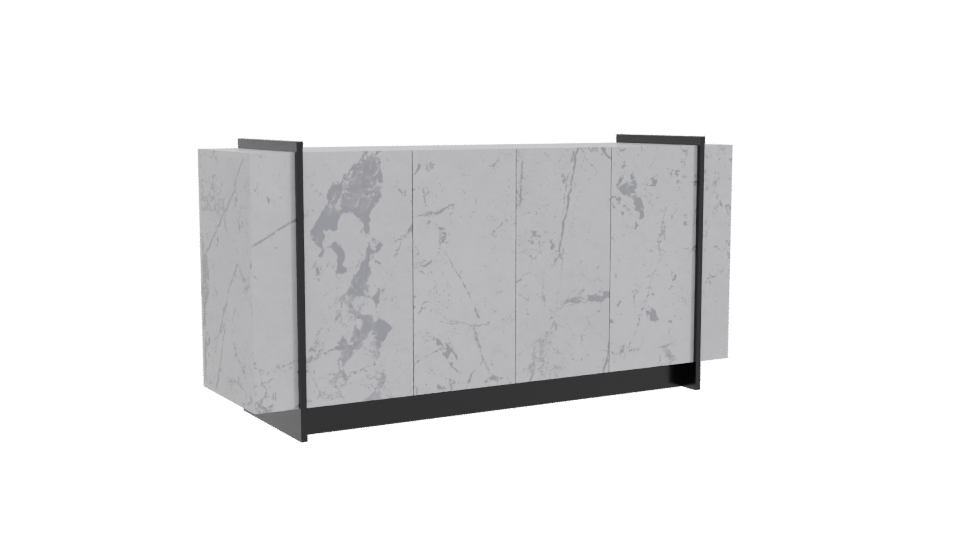 Elegant Minimalist Credenza 3D Model - Professional 3D Model Render 10