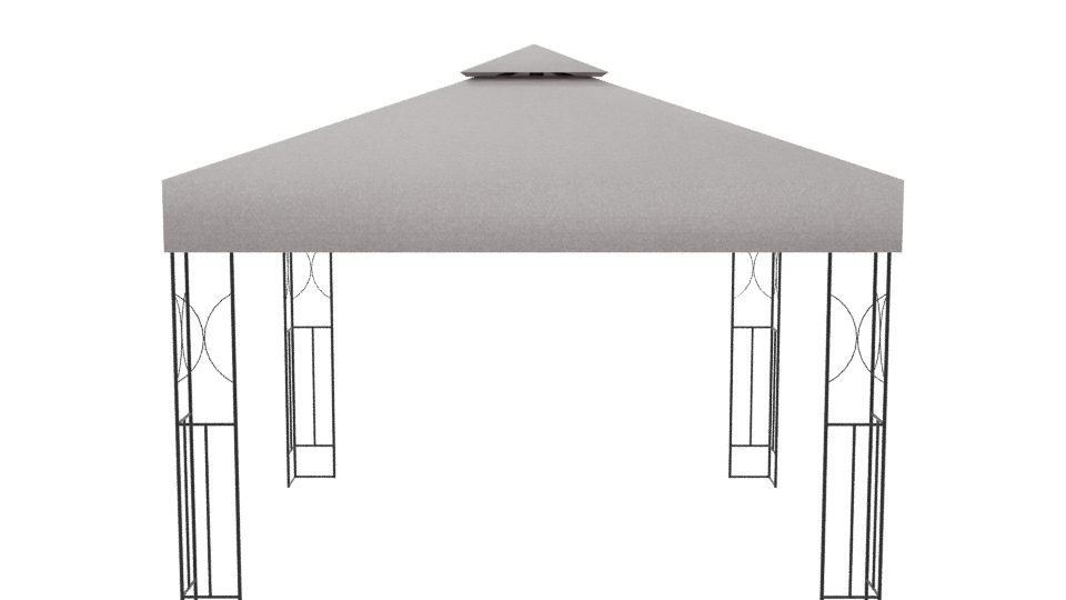 Stylish Outdoor Canopy Tent 3D - Professional 3D Model Render 5