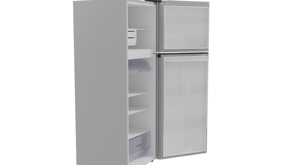 Stylish Refrigerator 3D Model - Professional 3D Model Render 9