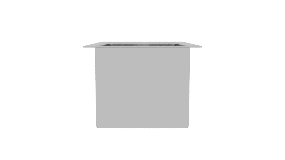 Stylish Stainless Steel Kitchen Sink 3D Model - Professional 3D Model Render 11