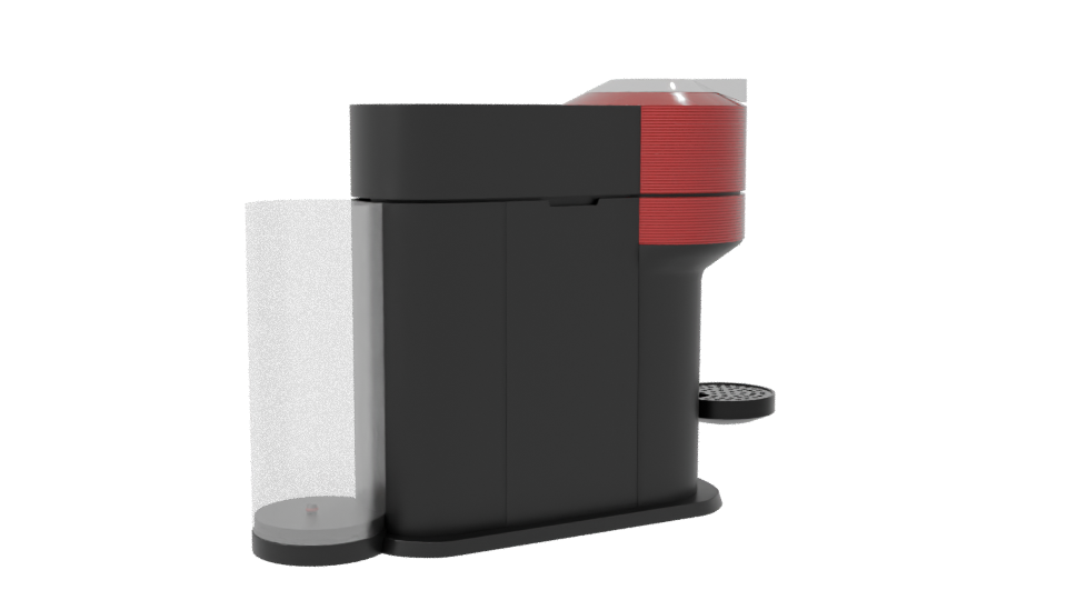 Stylish Coffee Maker 3D Model - Professional 3D Model Render 7