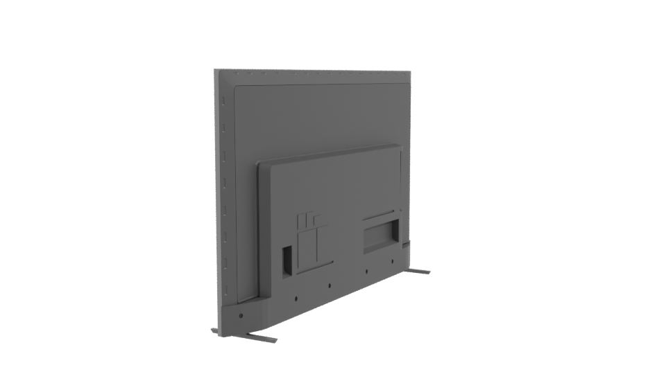 Sleek Modern TV Display 3D - Professional 3D Model Render 3