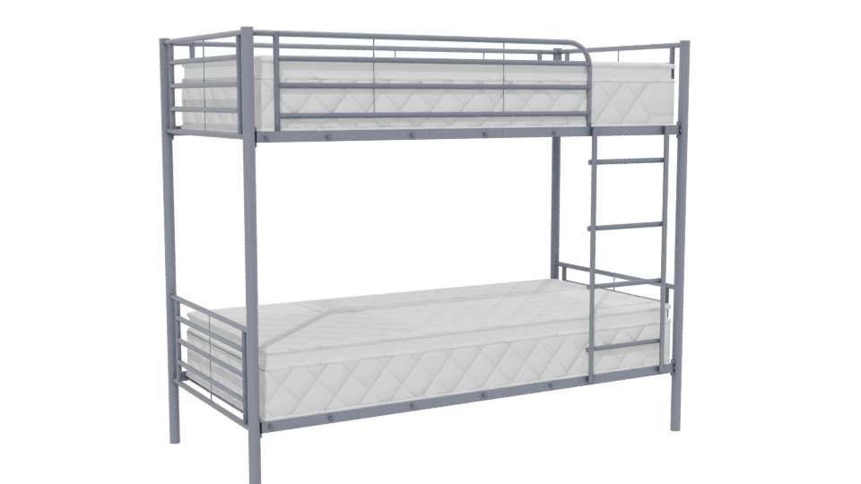 Industrial Bunk Bed 3D Model - Professional 3D Model Render 13