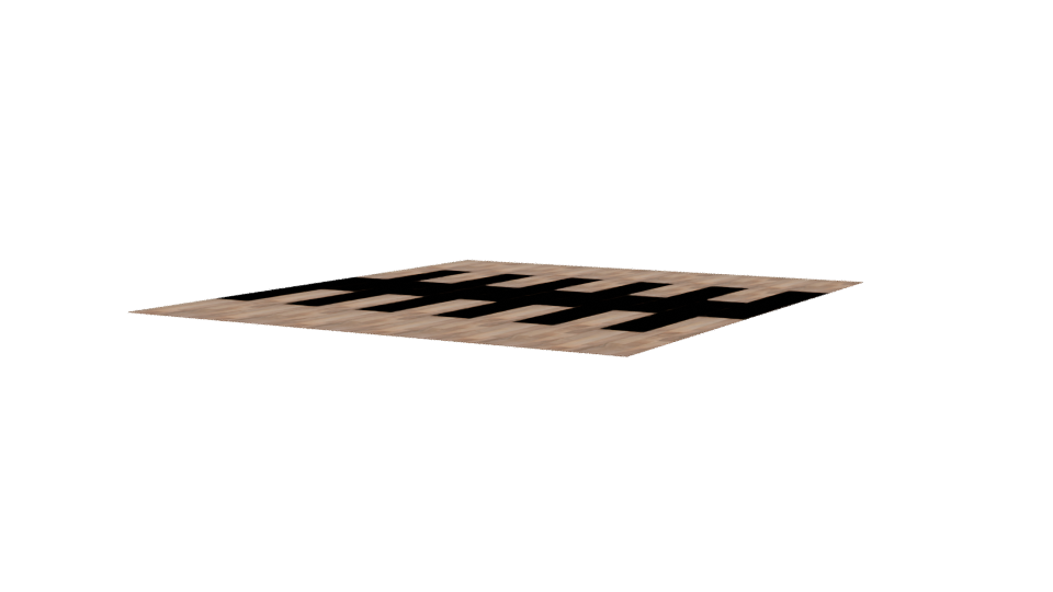 Realistic Wooden Flooring 3D Model - Professional 3D Model Render 6