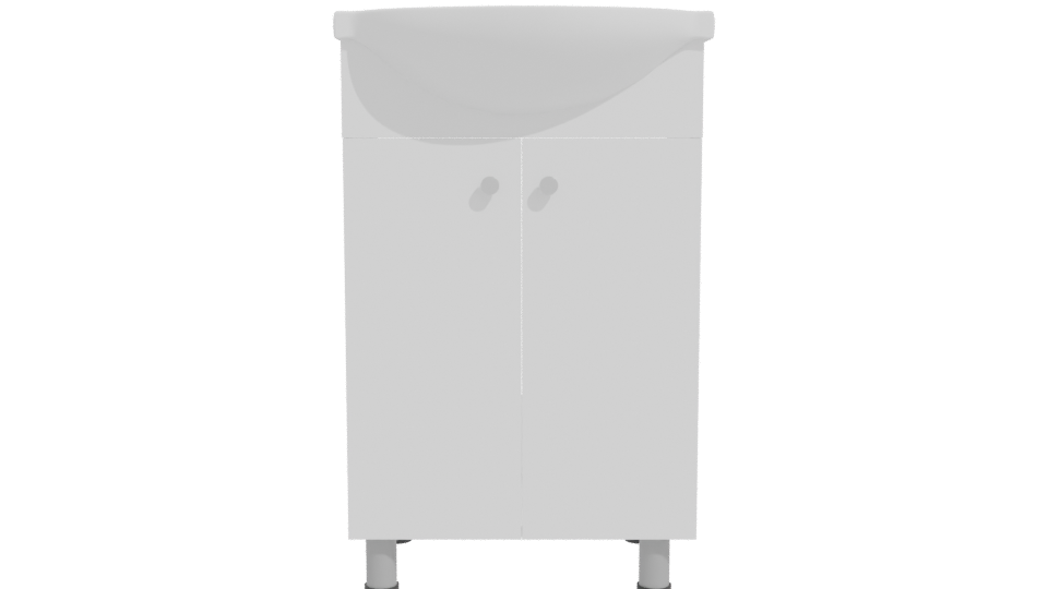 Modern Vanity Sink Cabinet 3D - Professional 3D Model Render 11