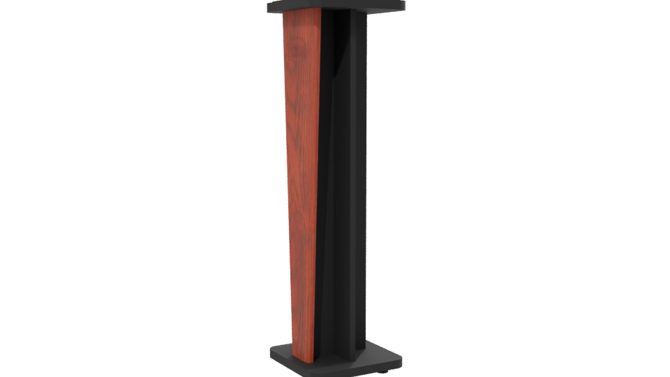 Stylish Wooden Podium Model - Professional 3D Model Render 13