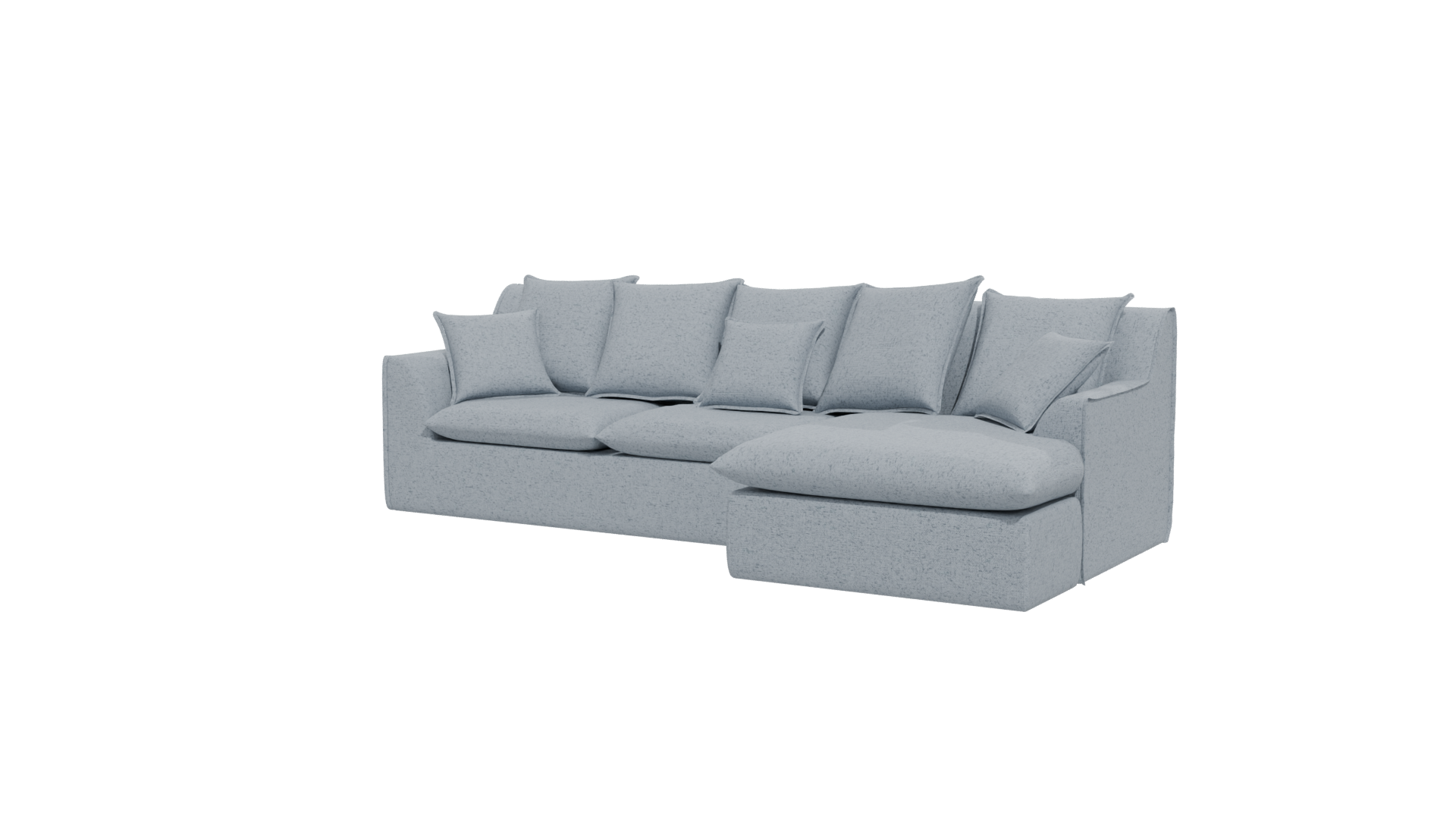 Cozy Modern Sectional Sofa 3D - Professional 3D Model Render 12