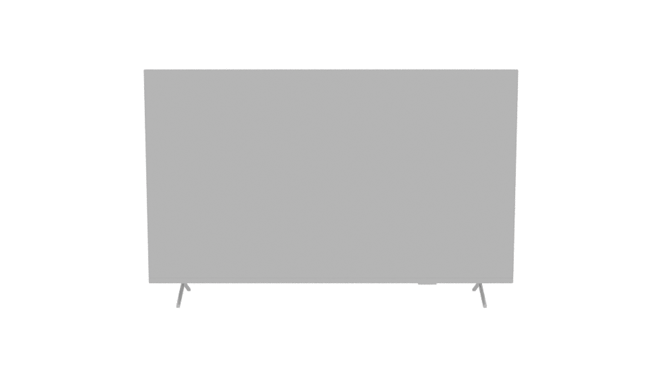 Sleek Flat Screen Television 3D Model - Professional 3D Model Render 11