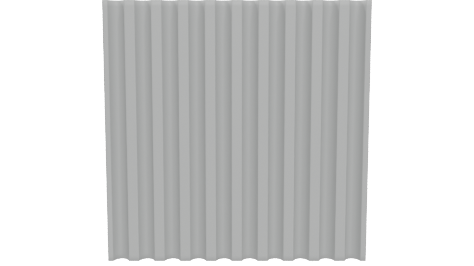 Stylized Vertical Panel 3D Model - Professional 3D Model Render 5