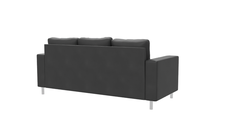 Stylish Modern L-Shaped Sofa 3D Model - Professional 3D Model Render 6
