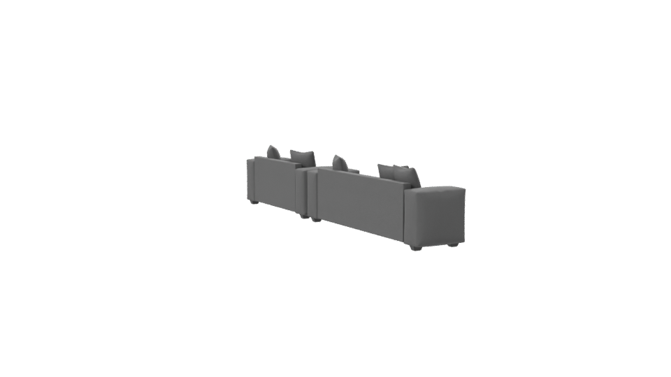 Contemporary Modular Sofa Set 3D Model - Professional 3D Model Render 7