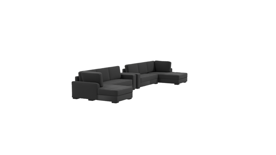 Stylish Modular Sofa Set 3D - Professional 3D Model Render 9