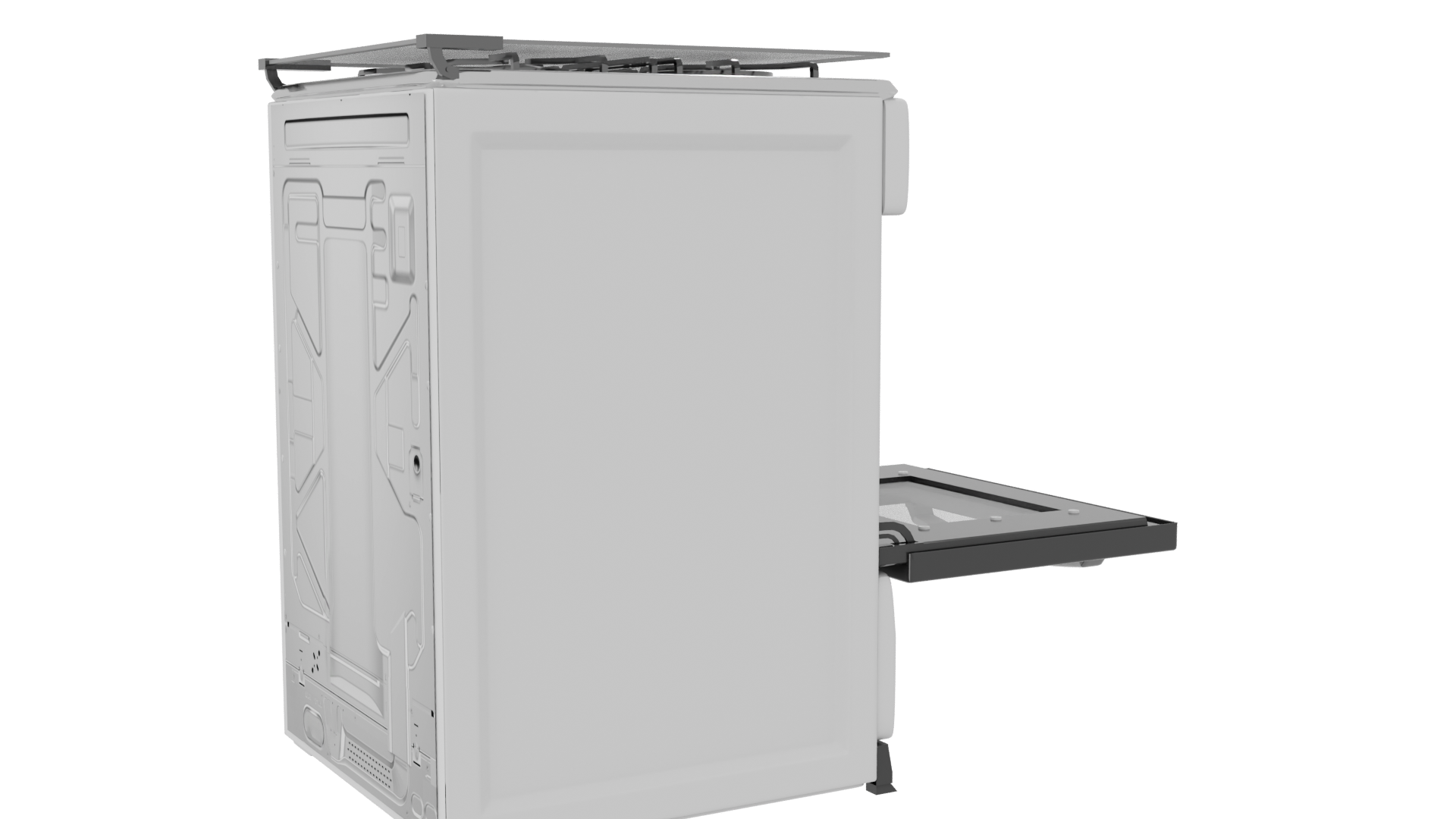 Stylish Gas Stove 3D Model - Professional 3D Model Render 7