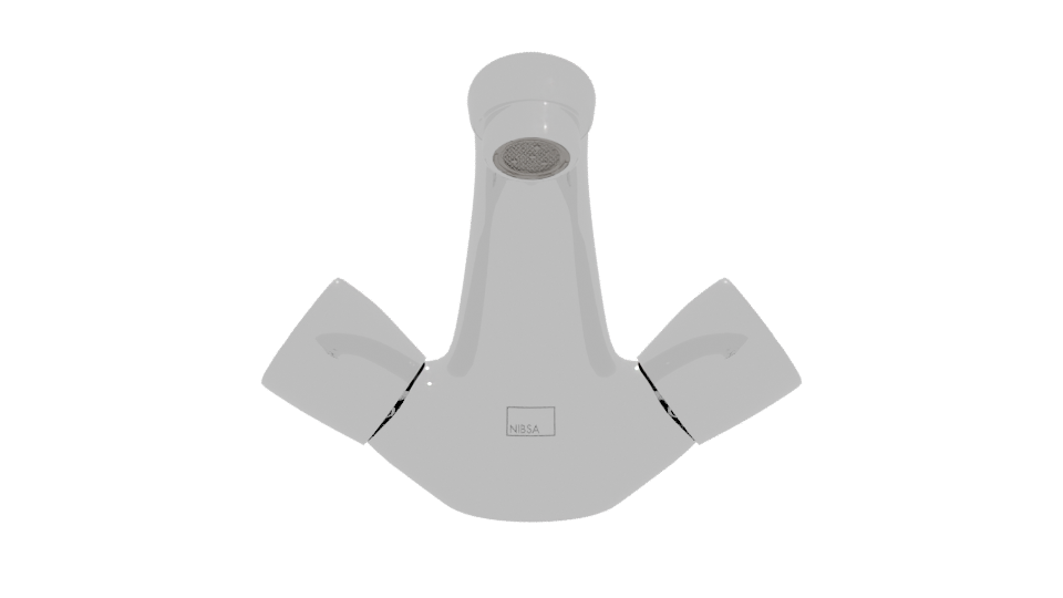 Monoblock Bathroom Faucet 3D - Professional 3D Model Render 11