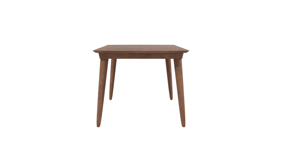 Contemporary Wooden Dining Table 3D - Professional 3D Model Render 2