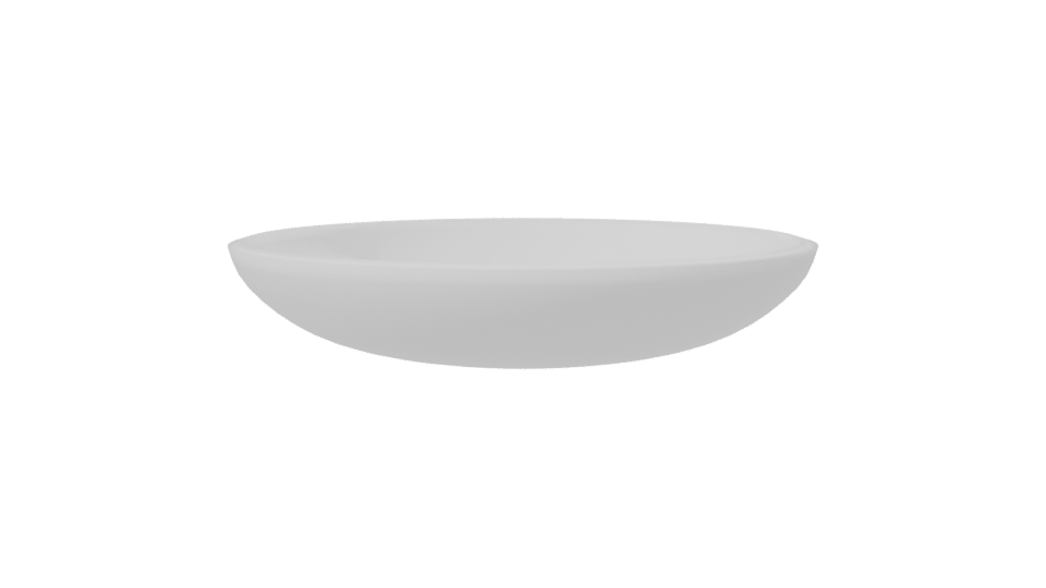 Elegant Ceramic Serving Dish 3D Model - Professional 3D Model Render 7
