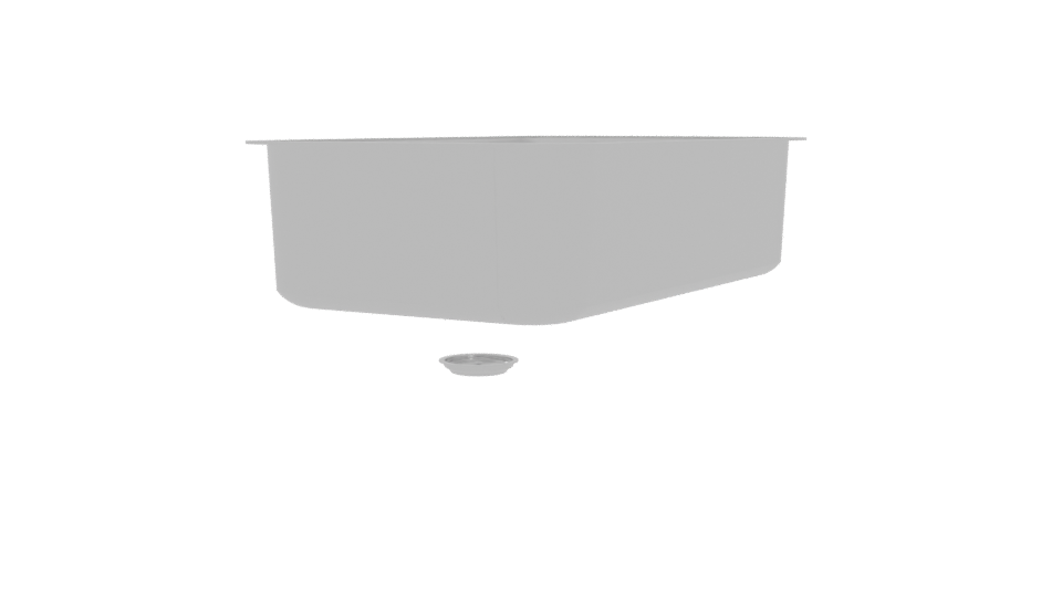 Sleek Rectangular Bathtub 3D Model - Professional 3D Model Render 9