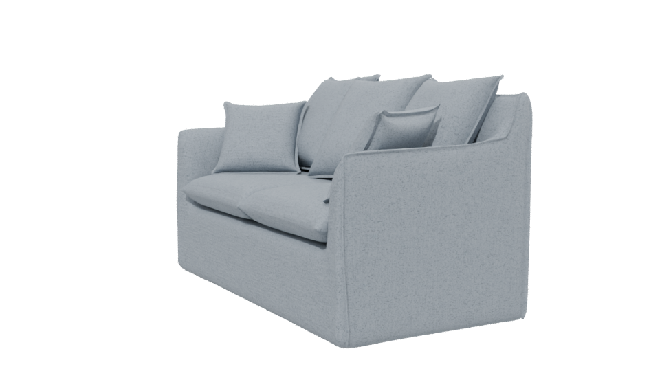Stylish Modern Fabric Sofa 3D Model - Professional 3D Model Render 13