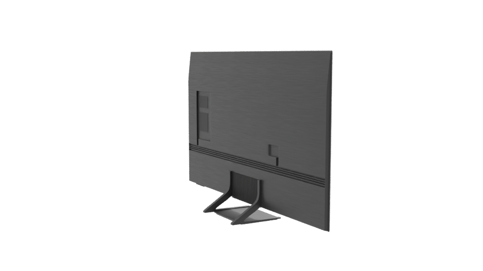 Curved Screen LED Monitor Model - Professional 3D Model Render 7