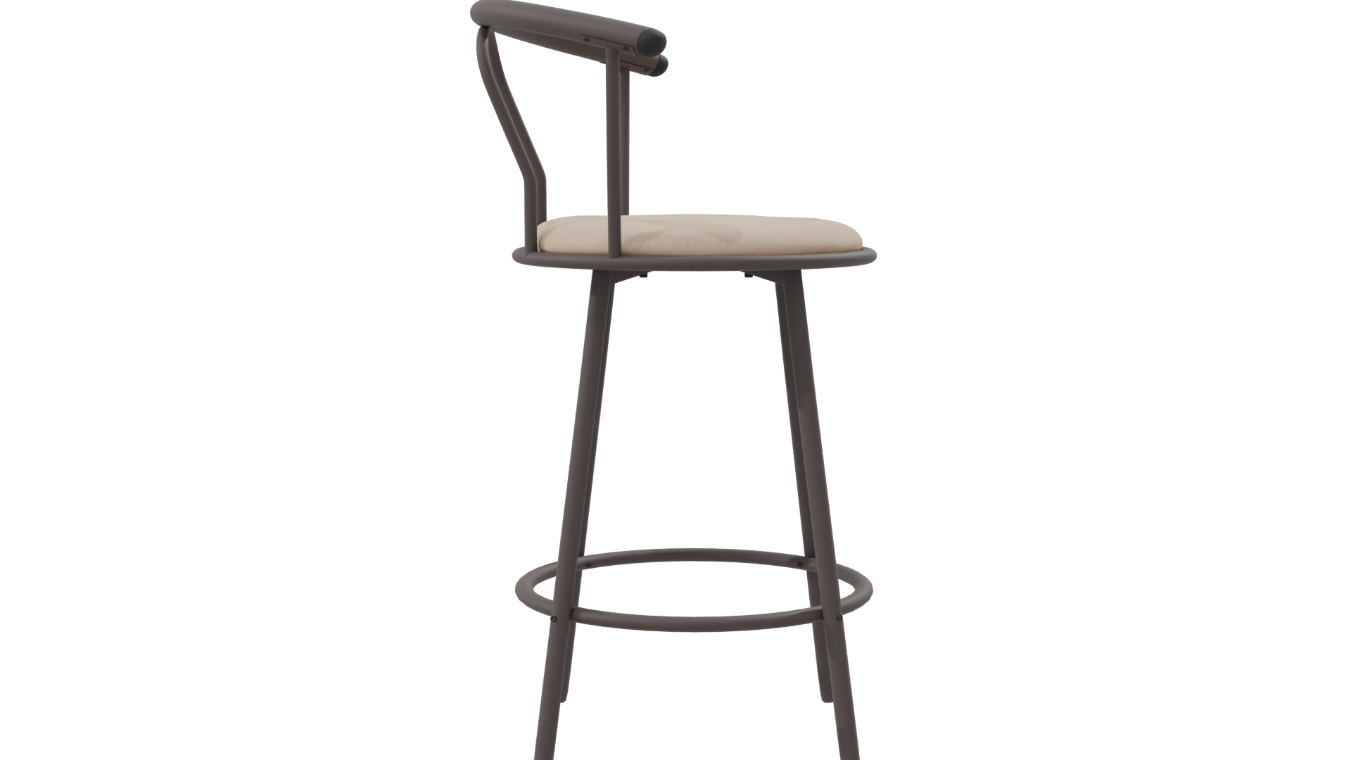 Stylish Bar Stool 3D Model - Professional 3D Model Render 8