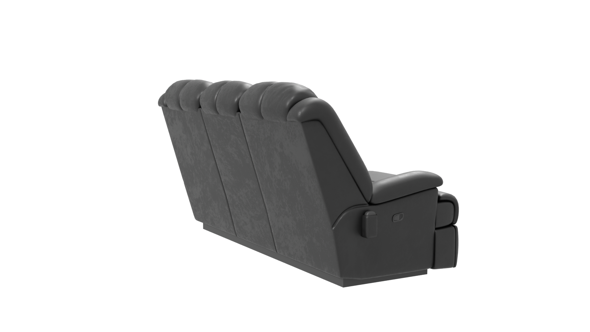 Luxurious Reclining Sofa Model - Professional 3D Model Render 7