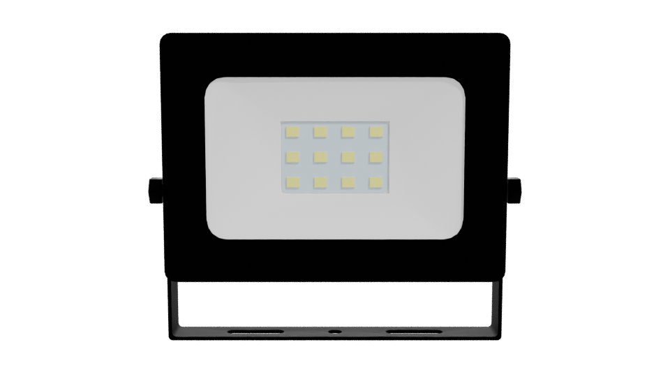 Compact LED Flood Light 3D - Professional 3D Model Render 11