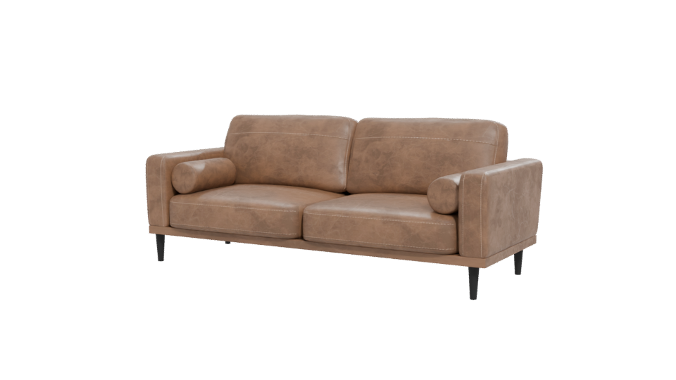 Stylish Leather Sofa Model - Professional 3D Model Render 12