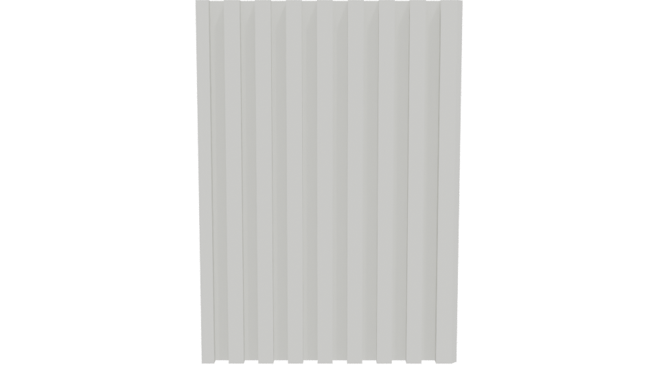 Minimalist White Plastic Container 3D Model - Professional 3D Model Render 5