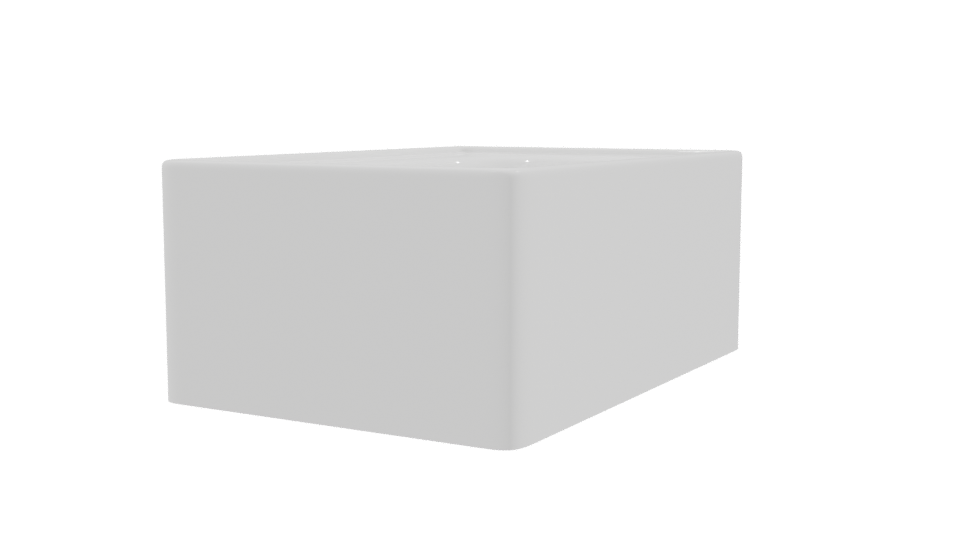 Elegant Freestanding Bathtub Model - Professional 3D Model Render 9