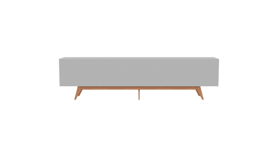 Modern White Rack 3D Model - Professional 3D Model Render 5