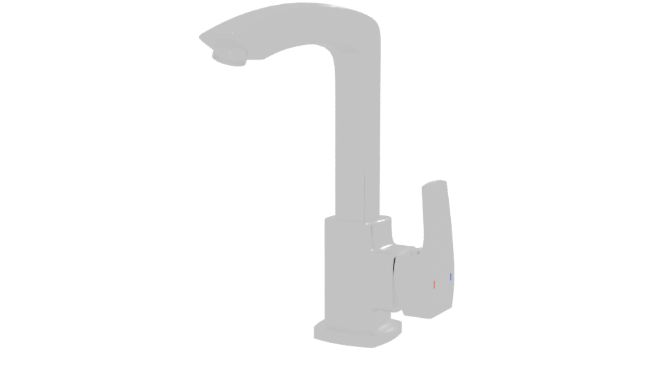 Sleek Modern Faucet Model 3D - Professional 3D Model Render 12