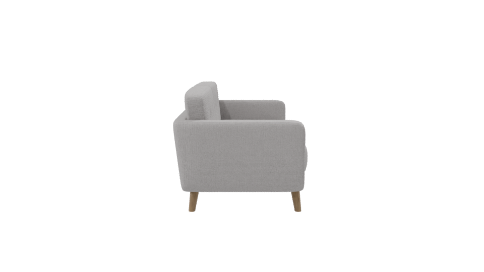 Contemporary Grey Sofa 3D Model - Professional 3D Model Render 8