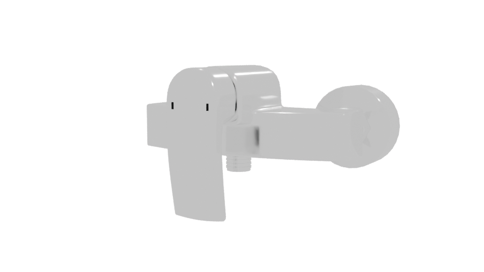 Modern Shower Faucet 3D Model - Professional 3D Model Render 12