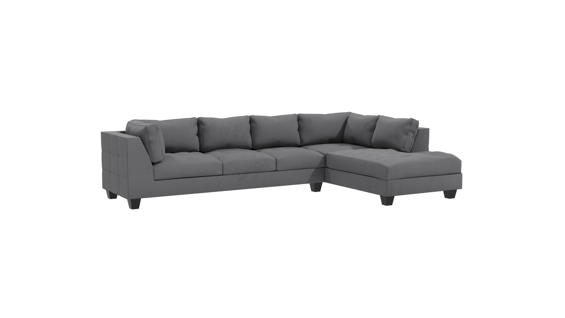 Modern Sectional Sofa Model - Professional 3D Model Render 10