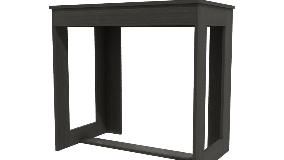 Sleek Modern Writing Desk 3D Model - Professional 3D Model Render 12