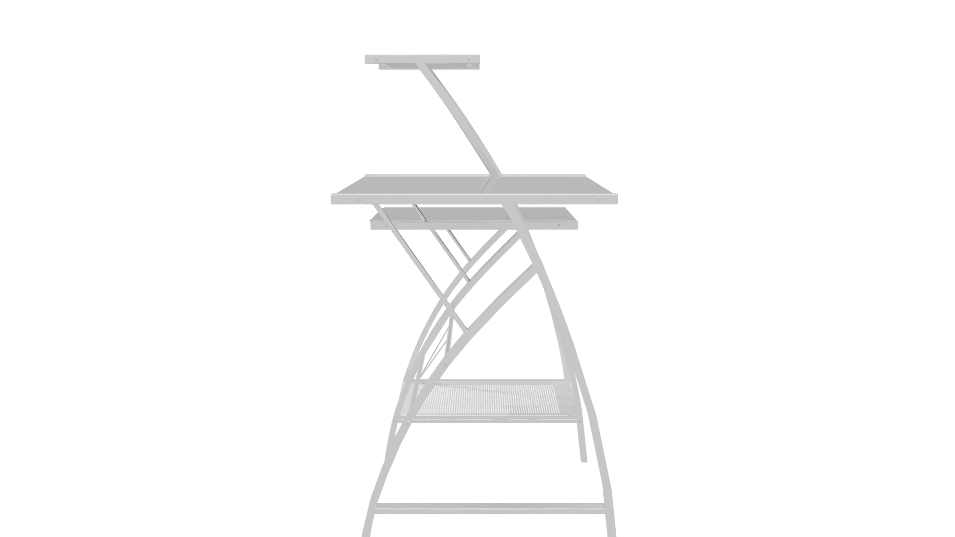 Stylish Modern Multi-Tier Table - Professional 3D Model Render 5