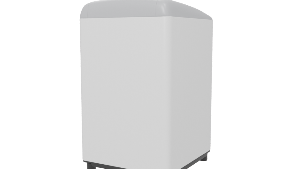 Compact Modern Washing Machine 3D Model - Professional 3D Model Render 6