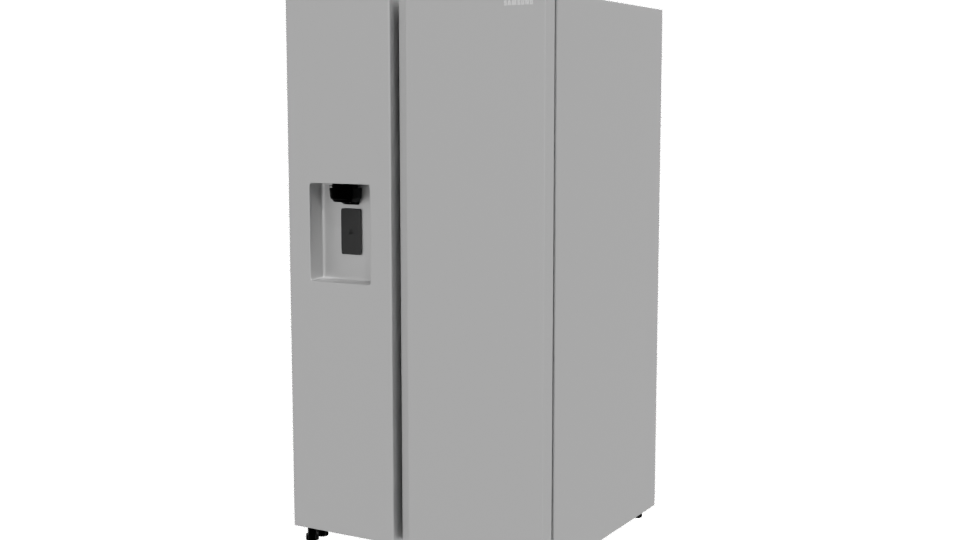 Sleek Modern Refrigerator 3D Model - Professional 3D Model Render 12