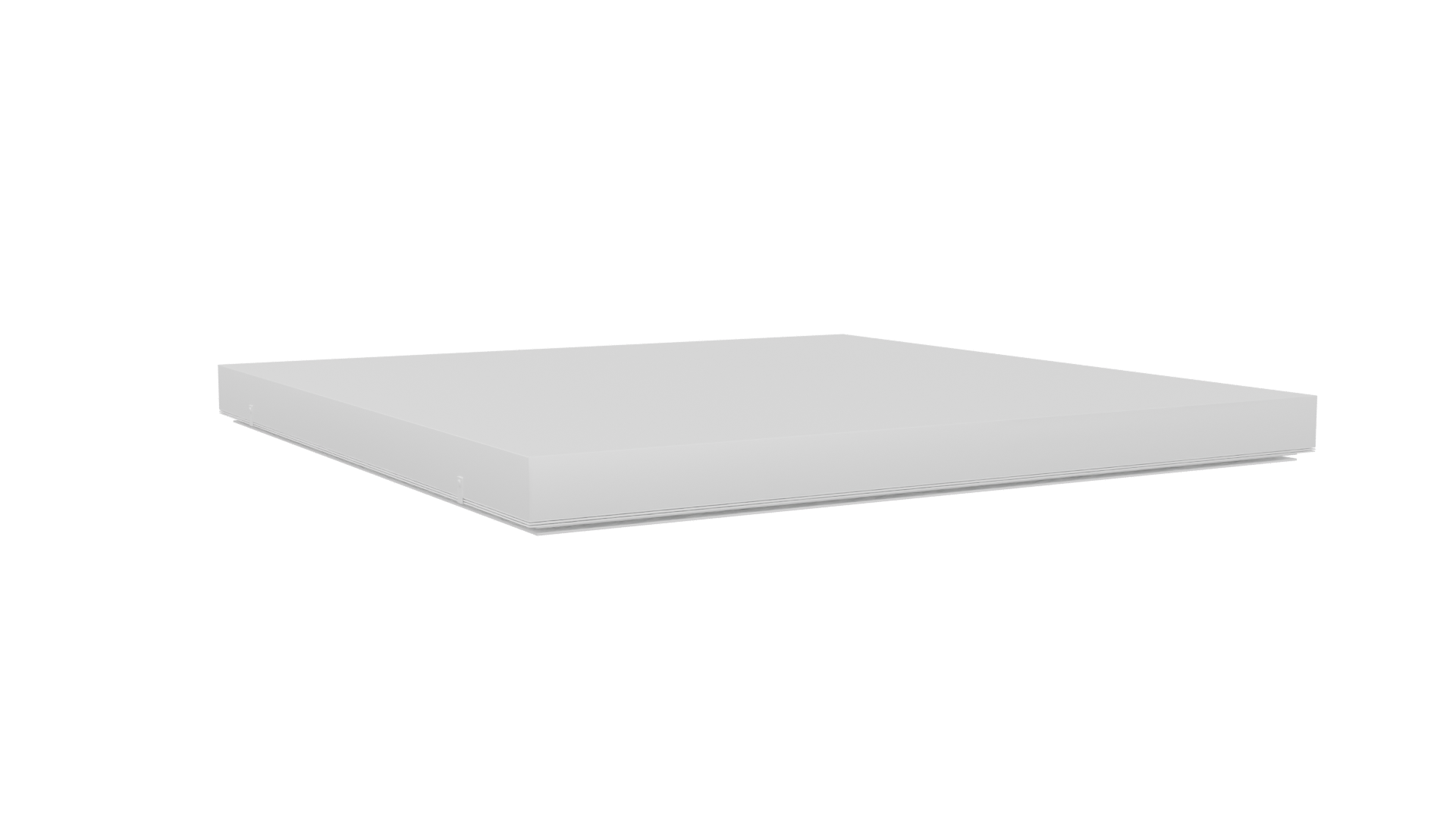 Minimalist Flat Surface 3D Model - Professional 3D Model Render 4