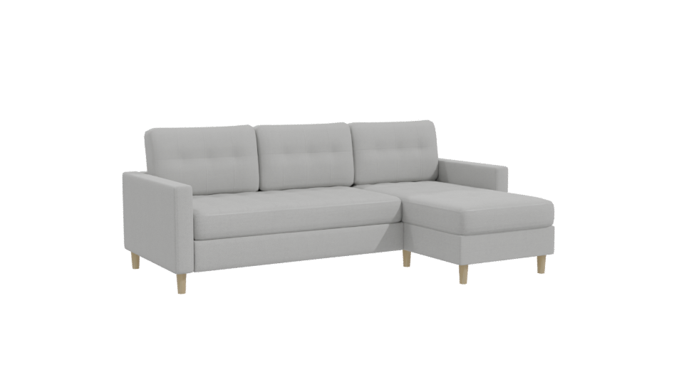 Stylish Modern Sectional Sofa 3D Model - Professional 3D Model Render 10