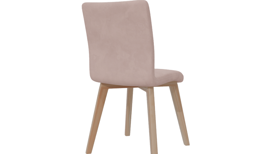 Stylish Minimalist Dining Chair 3D - Professional 3D Model Render 6