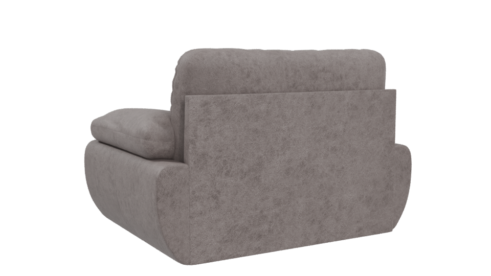 Contemporary Upholstered Living Room Chair 3D Model - Professional 3D Model Render 4