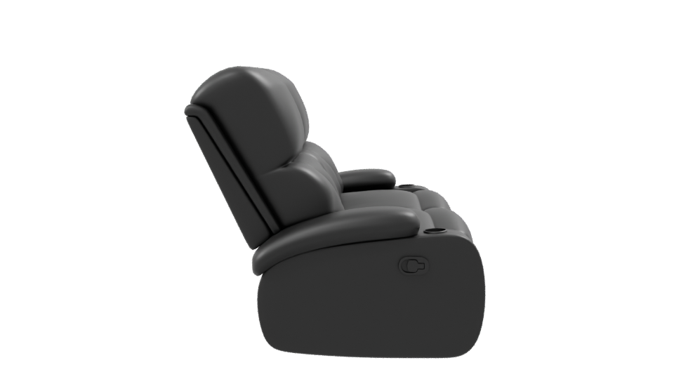 Stylish Reclining Sofa 3D Model - Professional 3D Model Render 8