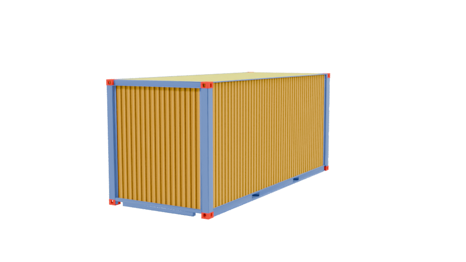 Stylish Modern Container Home 3D - Professional 3D Model Render 3