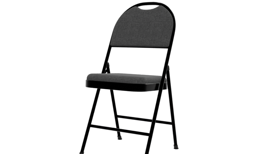 Stylish Modern Folding Chair Model - Professional 3D Model Render 12