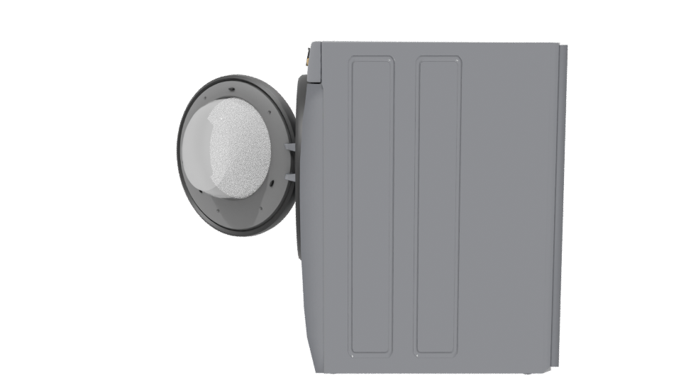 Modern Household Dryer 3D Model - Professional 3D Model Render 2